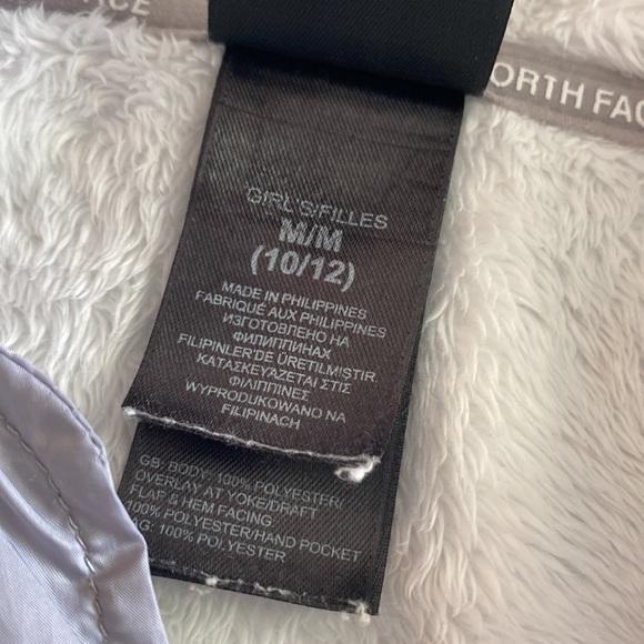 The North Face Girls White/Grey Jacket - Picture 5 of 10